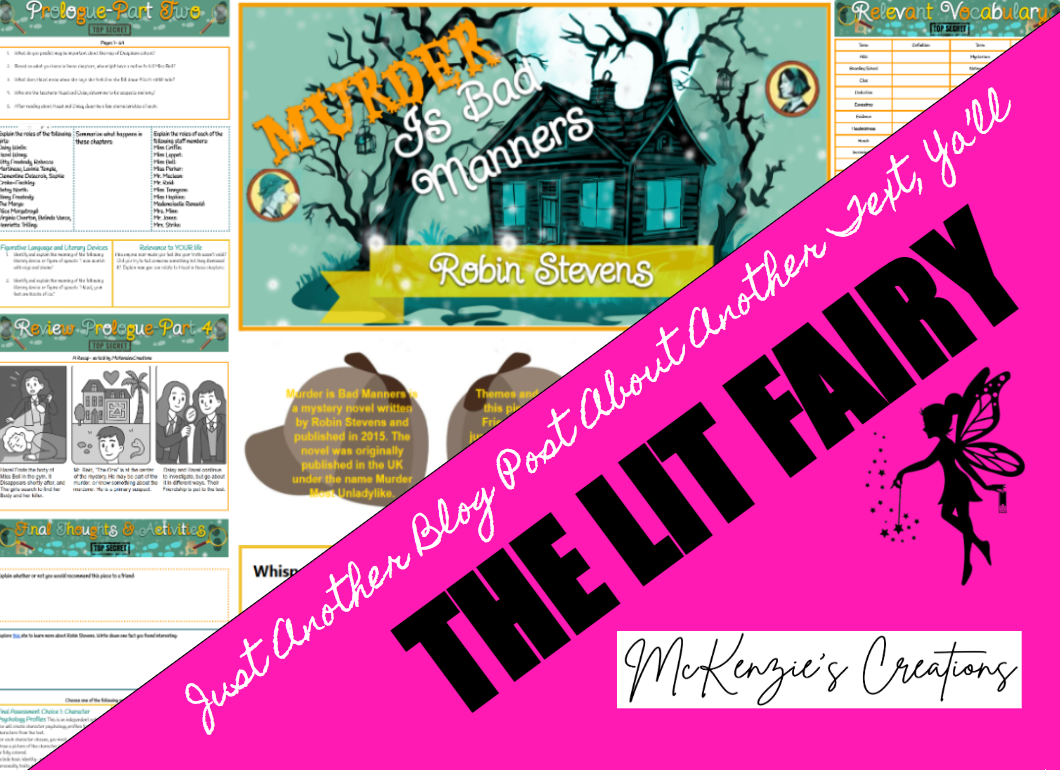 Murder is Bad Manners: Boarding School, Dead Teachers, and Two Girls Who Outsmart Everyone